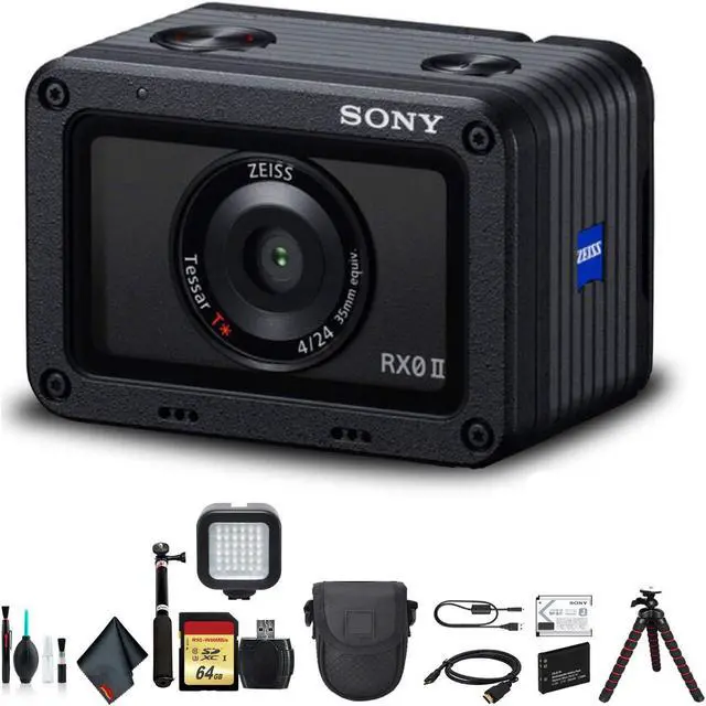 Refurbished: Sony Cyber-shot DSC-RX0 II Camera DSC-RX0M2 With Soft