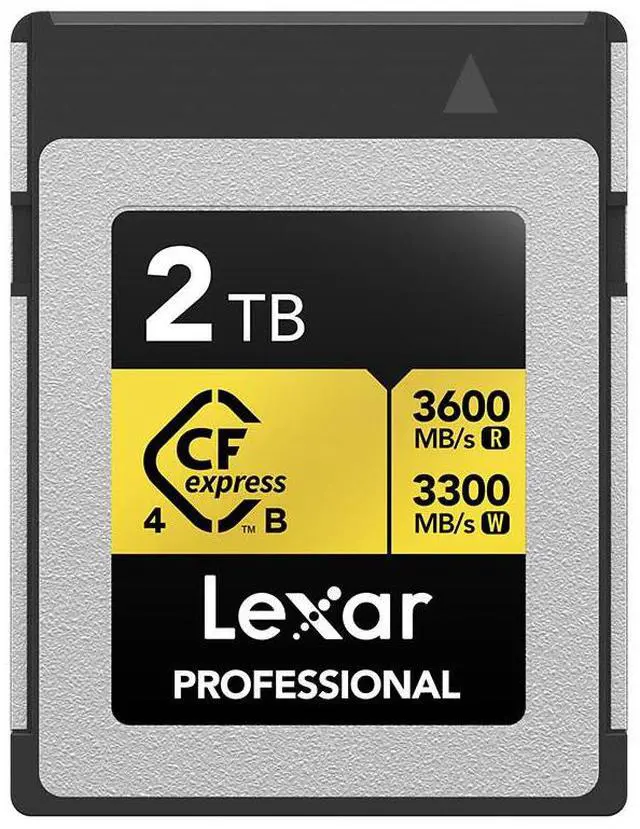 Lexar 2TB Professional GOLD CFexpress - 4.0 Type B Card