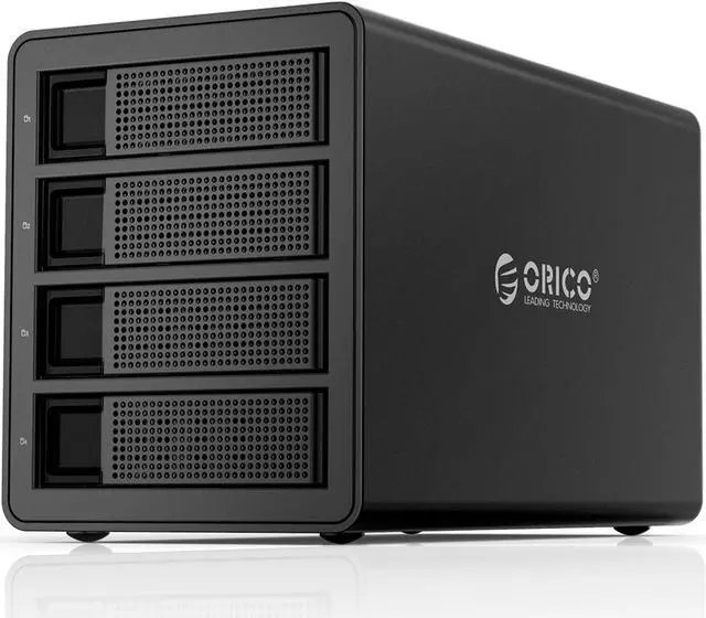 ORICO 4 Bay Daisy Chain Hard Drive Enclosure Aluminum USB3.1 Gen2