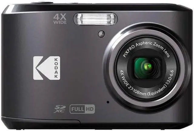 Kodak PIXPRO FZ45 Friendly Zoom Digital Camera (Black) - Newegg.com