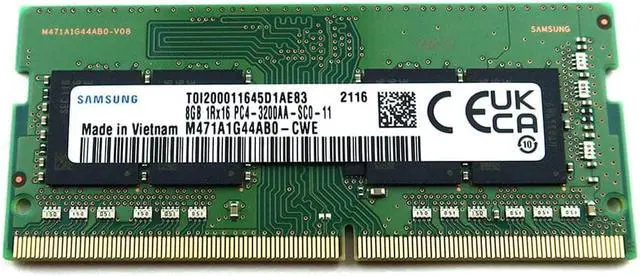 M471A1G44AB0-CWE_UB Samsung 8GB 1RX16 DDR4 Sodimm PC4-25600