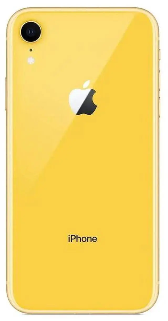 Refurbished: Apple iPhone XR 128GB Fully Unlocked - Yellow (Grade