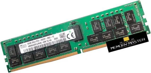 Hynix 32GB PC4-23400 2RX4 DDR4-2933MHz ECC Server Memory Module