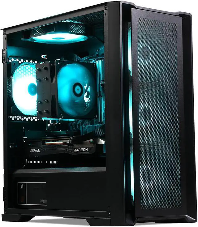 MXZ Gaming PC Computer AMD Ryzen 7 5700X3D,GeForce RTX 4070,16GB