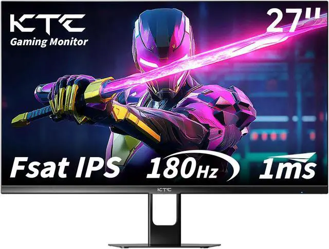 KTC Gaming Monitor 27 inch 180hz 1ms | Fast IPS Screen 1080p