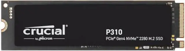 Crucial P310 1TB 2280 PCIe Gen4 3D NAND NVMe M.2 SSD - Up to 7,100