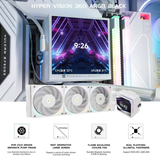 Thermalright Hyper Vision 360 ARGB AIO CPU Liquid Cooler