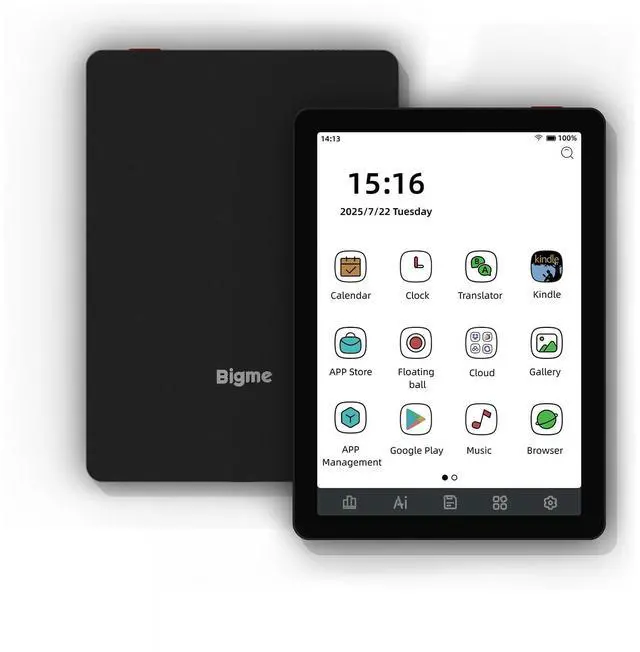 Bigme B6 カラー電子書籍リーダー、4GB+64GB 6インチ 白 Amazon.com
