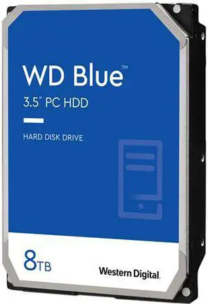 WD Blue WD80EAZZ 8TB 5640 RPM 128MB Cache SATA 6.0Gb/s 3.5
