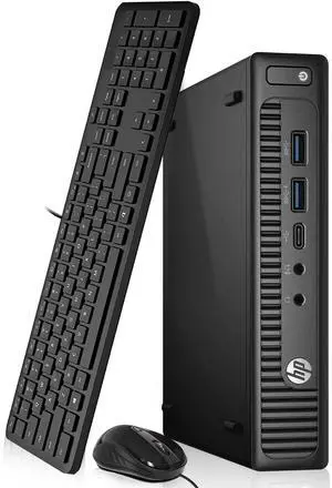 Refurbished: HP EliteDesk 800 G3 SFF PC - Intel Core i5 6500 6th