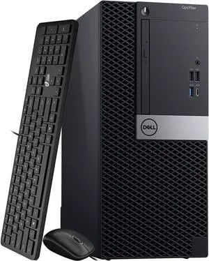 Refurbished: Dell OptiPlex Tower Computer | Intel I7 Hexa-core 8th