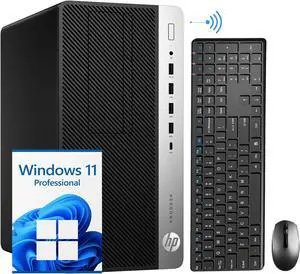 Refurbished: HP ProDesk 600 G5 Tower Windows 11 Pro desktop