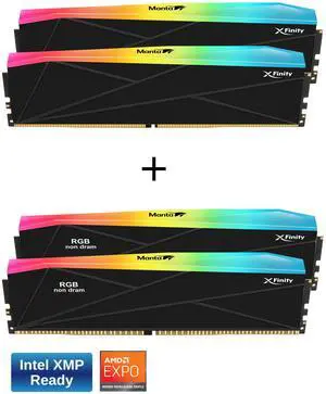 V-COLOR DDR5 SCC 2+2 KIT Manta XFinity 48GB(24GBx2) 8200MHz CUDIMM