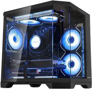 Hoengager Gaming PC AMD Ryzen 5 9600X 6-Core 3.9GHz, Radeon RX