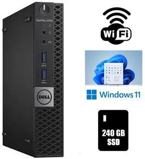Refurbished: Dell OptiPlex 3040 Mini-Tower - 6th Gen Intel Core i5
