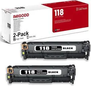 F158200 Black Toner Cartridge (2-Pack) - PINOS Compatible F158200
