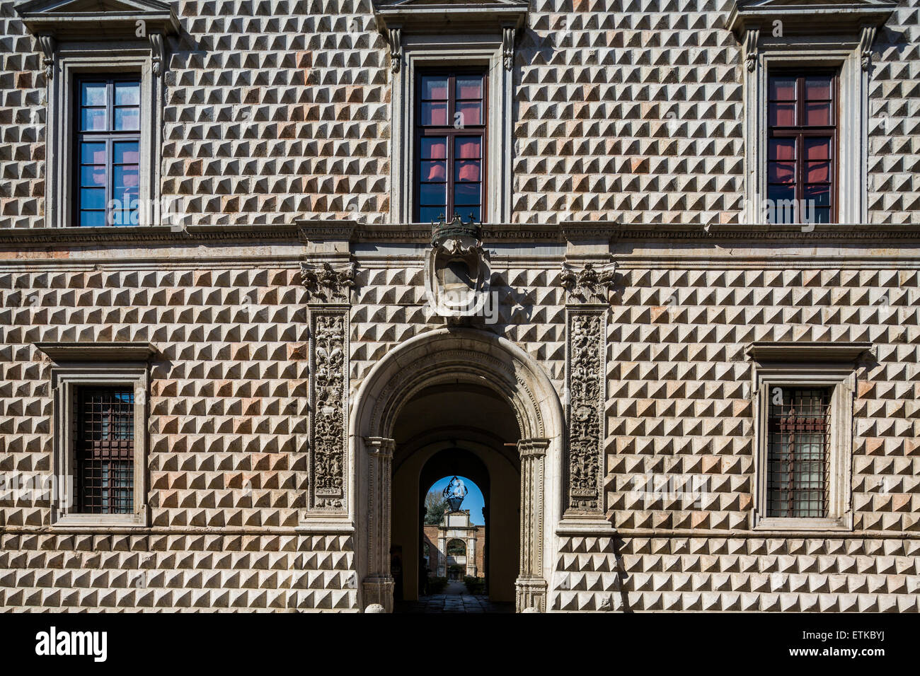 Palazzo dei Diamanti, Ferrara, Italy Stock Photo - Alamy