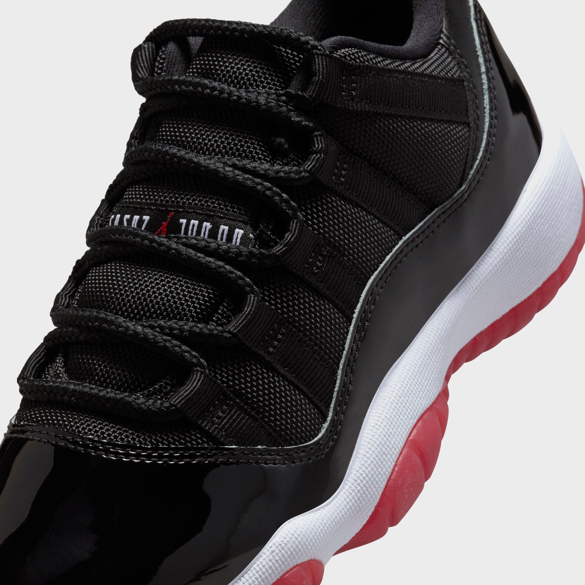 Jordan GS Air Jordan 11 Low - White / Varsity Red / Black – Kith