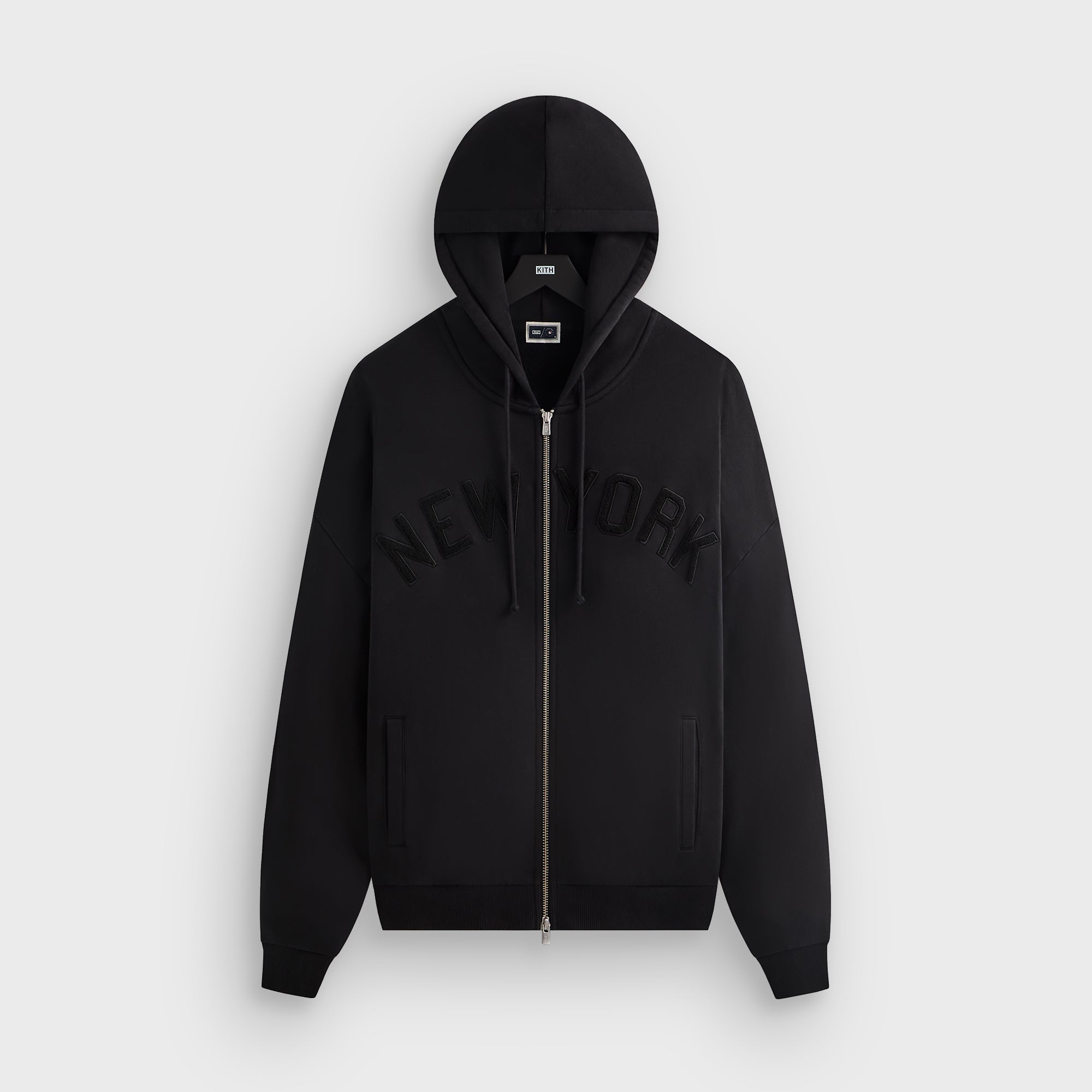 Kith for the New York Yankees Cropped Braxton Full Zip Hoodie