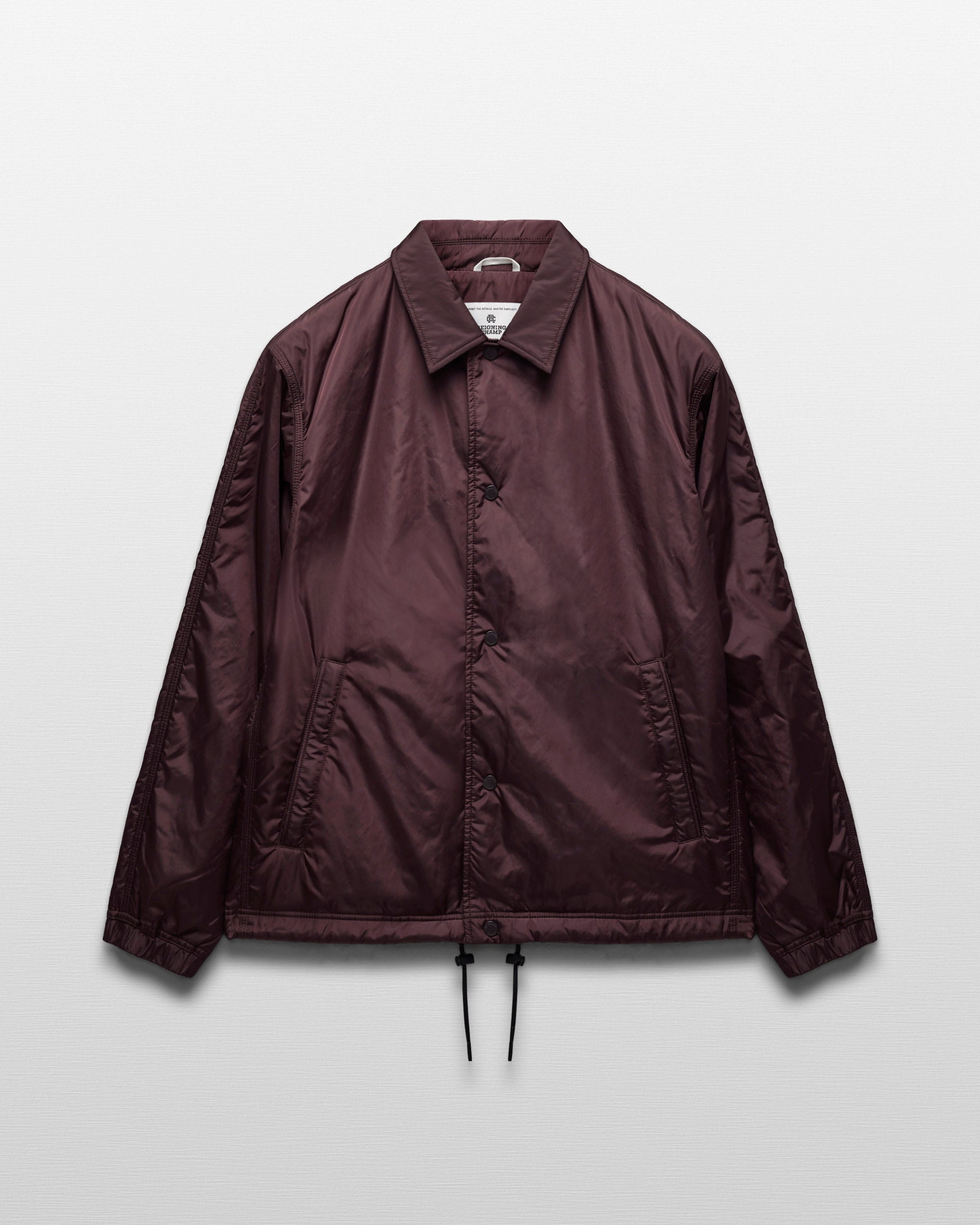 Econyl Satin Nylon Coach's Jacket | Reigning Champ