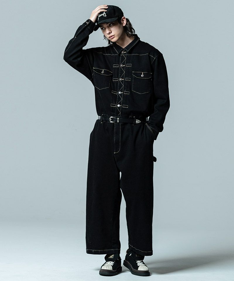 30%OFF【glamb(グラム)】Oversized Denim All in One オーバーサイズ