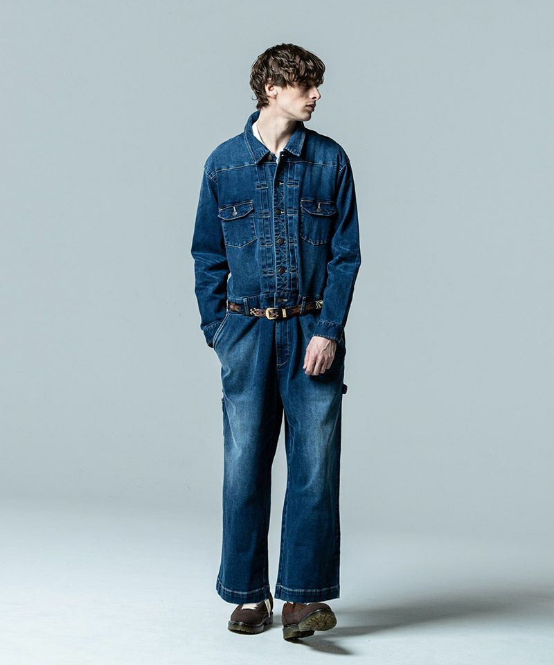 30%OFF【glamb(グラム)】Oversized Denim All in One オーバーサイズ