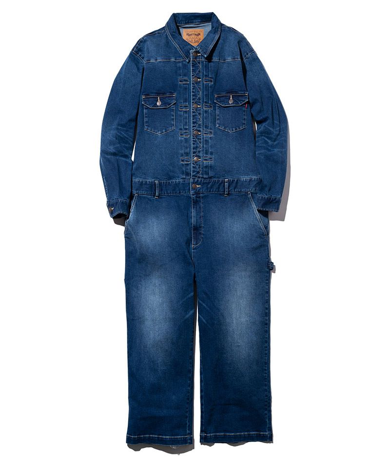 30%OFF【glamb(グラム)】Oversized Denim All in One オーバーサイズ