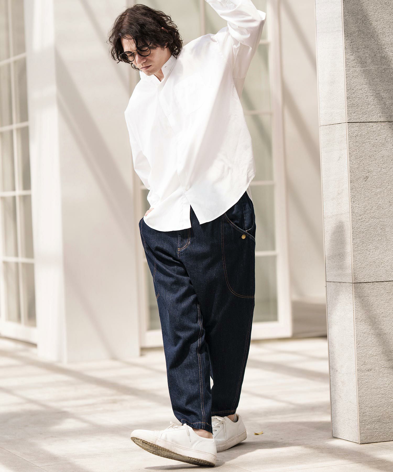 CAMBIO(カンビオ)】デニム変形ブッシュバルーンパンツ(C10007