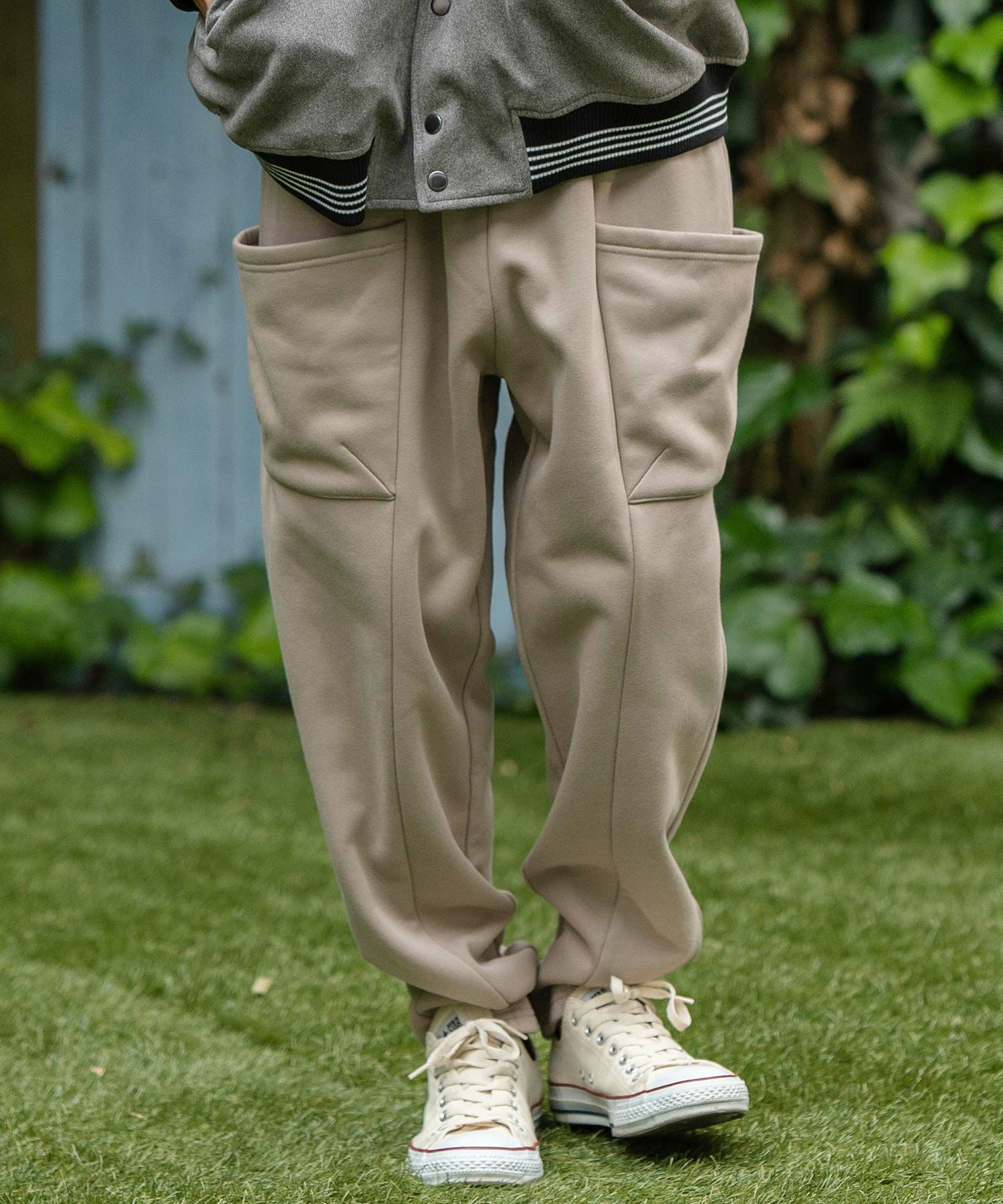 30%OFF【CAMBIO(カンビオ)】Big Pocket Back Boa Sweat Pants