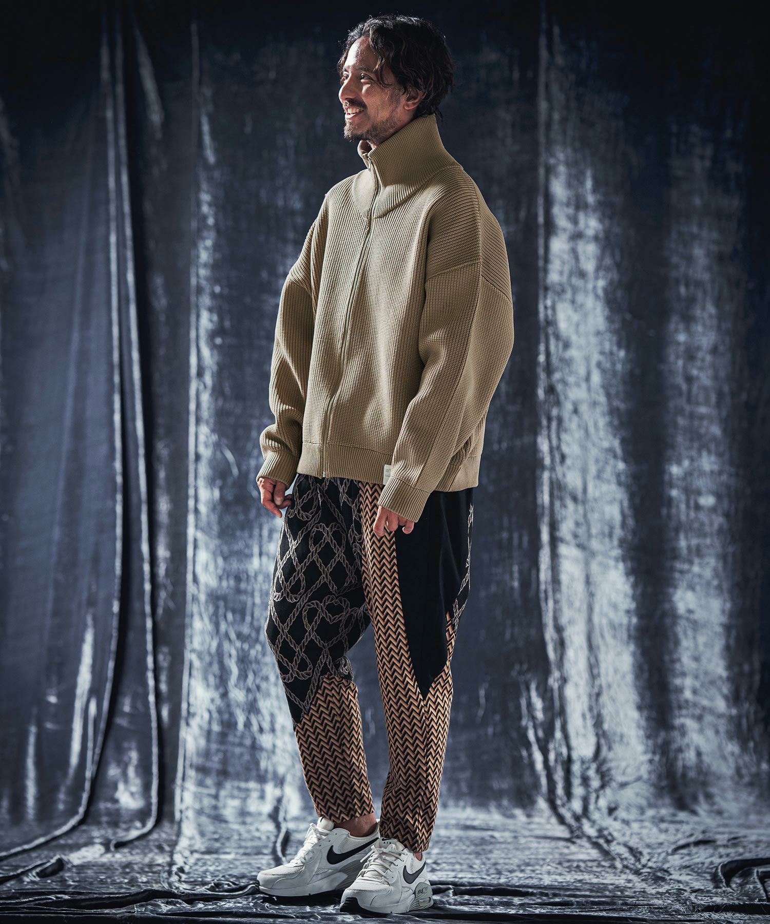 50%OFF【ANGENEHM(アンゲネーム)】Light yarn drivers knit ドライバー