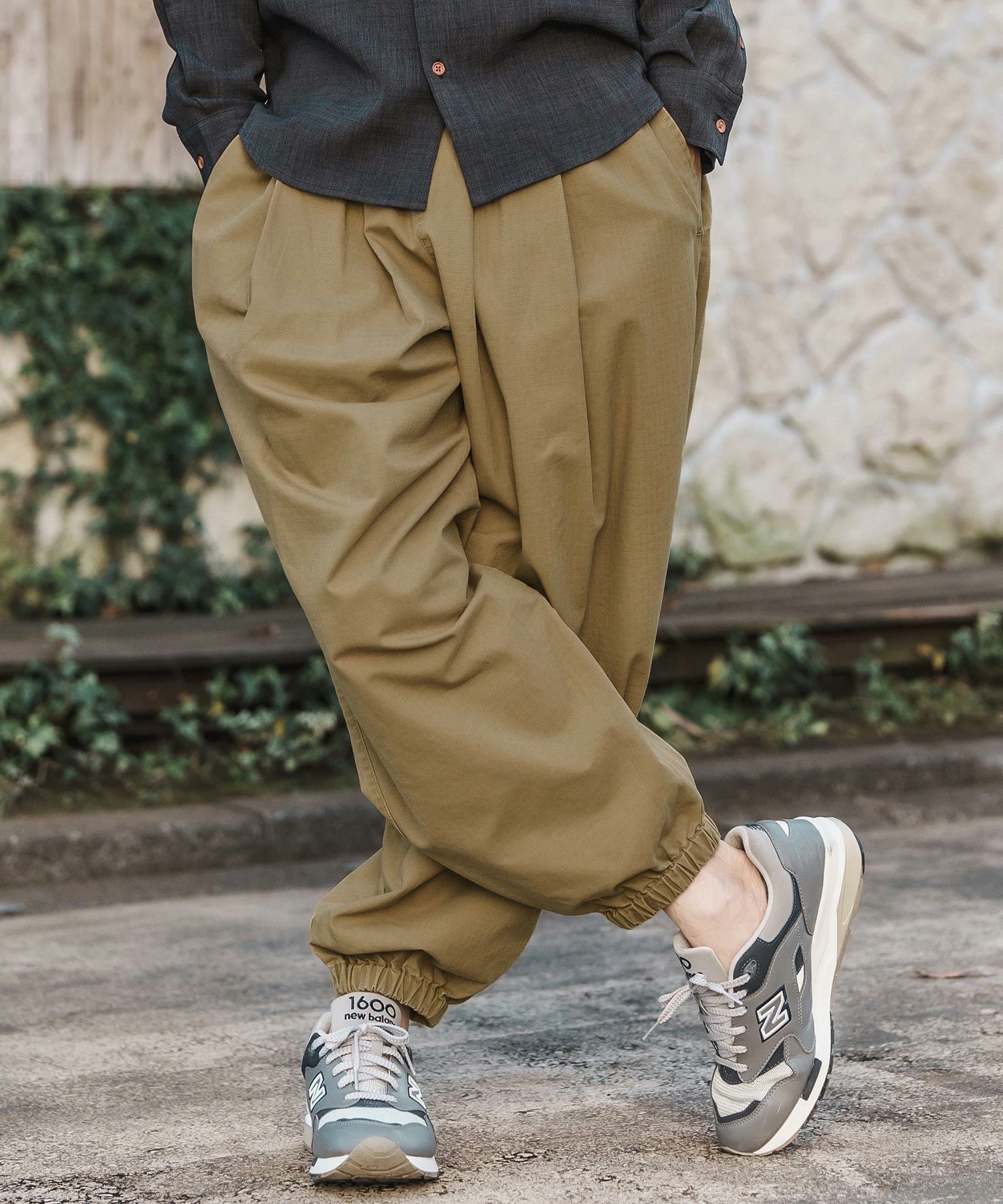 CAMBIO(カンビオ)】Bio Wash Ripstop Balloon Pants バルーンパンツ