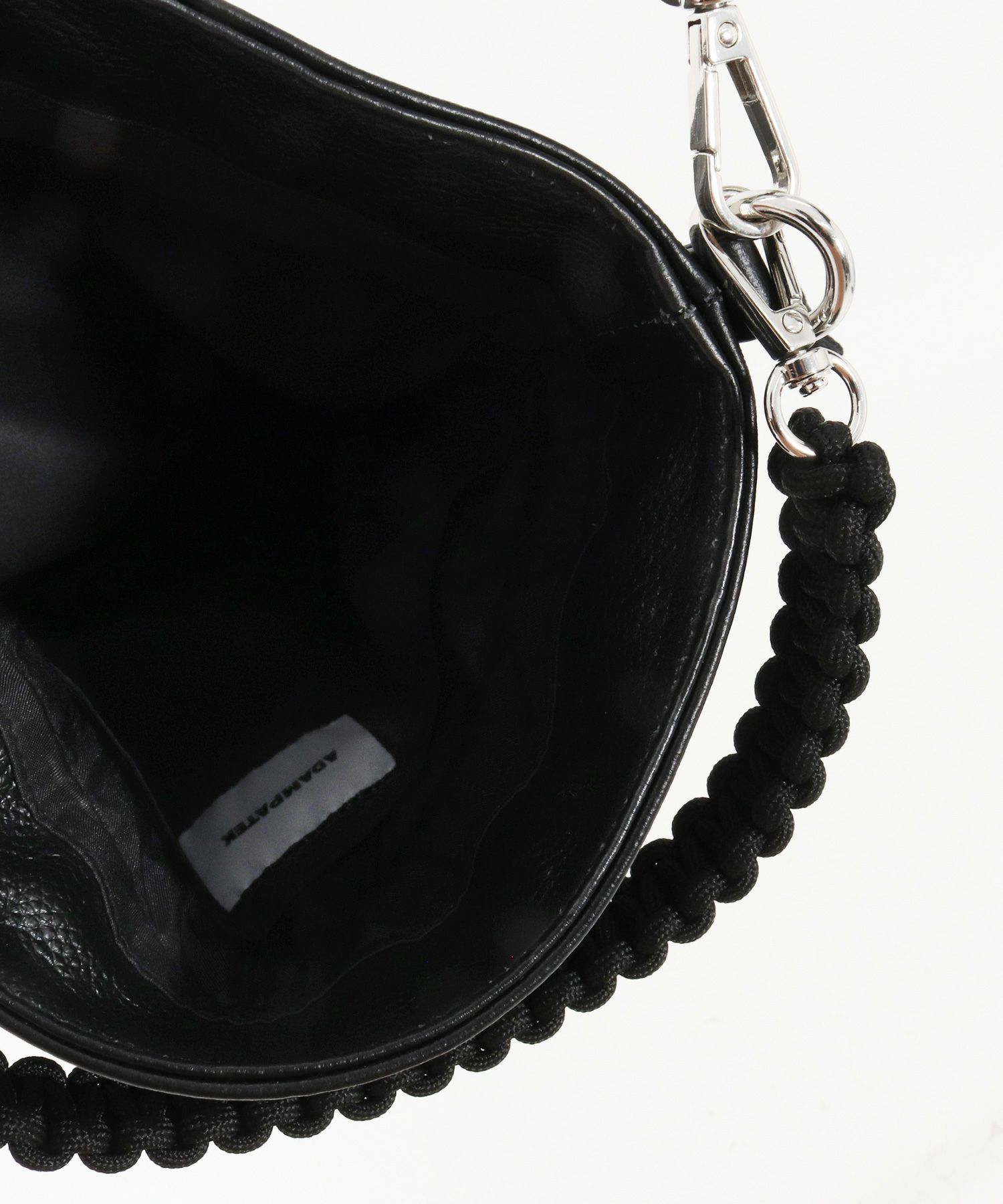 ADAM PATEK(アダムパテック)】new shrink leather drawstring minibag