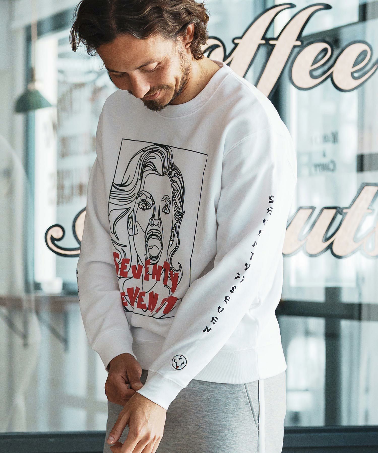 seventy seven(セブンティセブン)】middle onz sweat shirts (77LADY