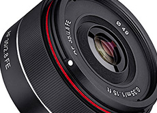 フルサイズEマウント用パンケーキレンズ「SAMYANG AF35mm F2.8 FE