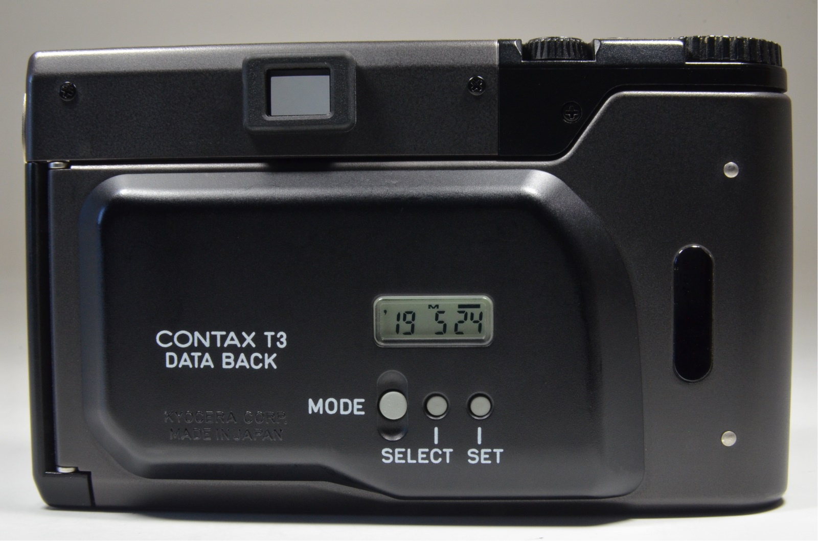 CONTAX T3 Black Data Back double teeth from Japan Film Tested