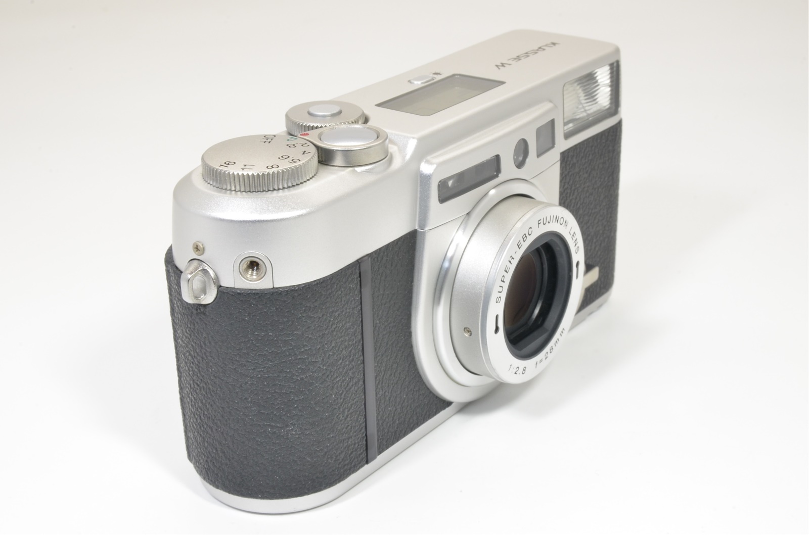 Fuji Fujifilm KLASSE W Silver 28mm f2.8 film camera from Japan