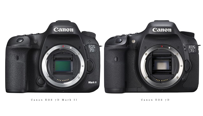 キヤノン EOS 7D Mark II vs 7D 比較] 7D Mark II からみる、Canon APS