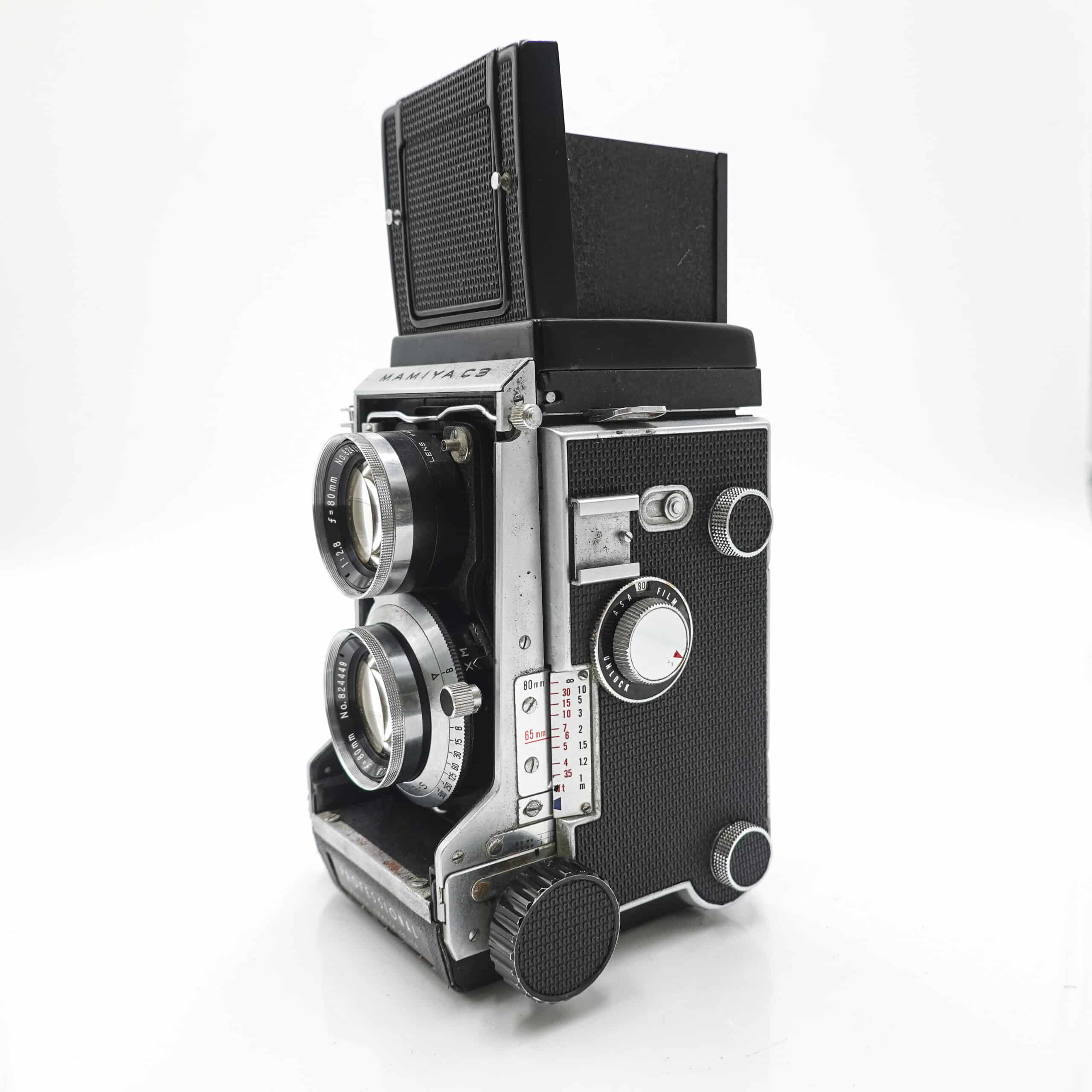 Mamiya C3 Pro TLR 120 Film Camera & Sekor 80mm F/2.8 Lens