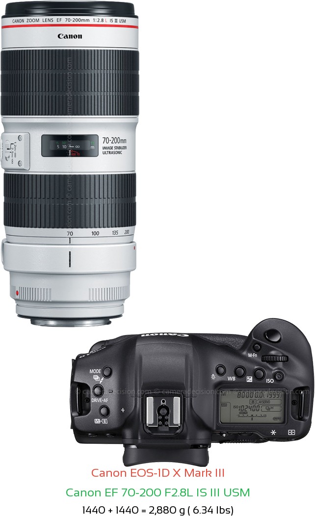 Canon 1D X III Camera and Canon EF 70-200 F2.8L IS III USM Lens