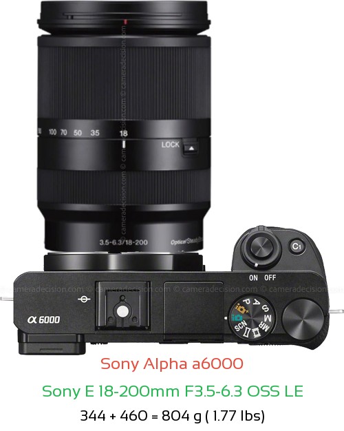 Sony A6000 Camera and Sony E 18-200mm F3.5-6.3 OSS LE Lens