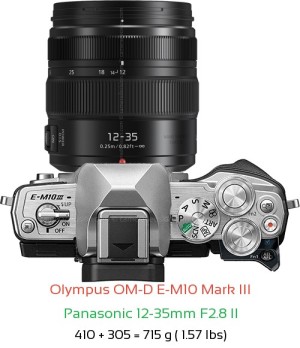 Olympus E-M10 III Camera and Olympus ED 12-45mm F4 Pro Lens
