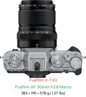 Fujifilm X-T30 Camera and Fujifilm 27mm F2.8 Lens