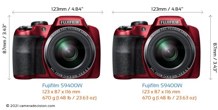 Fujifilm S9400W vs Fujifilm S9400W Detailed Comparison