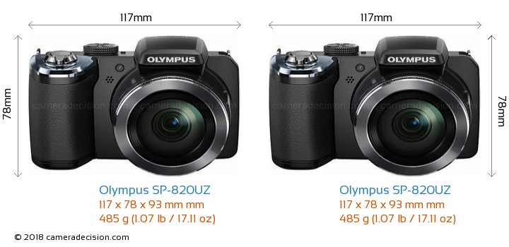 Olympus SP-820UZ vs SP-820UZ Comparison: What is new and is it