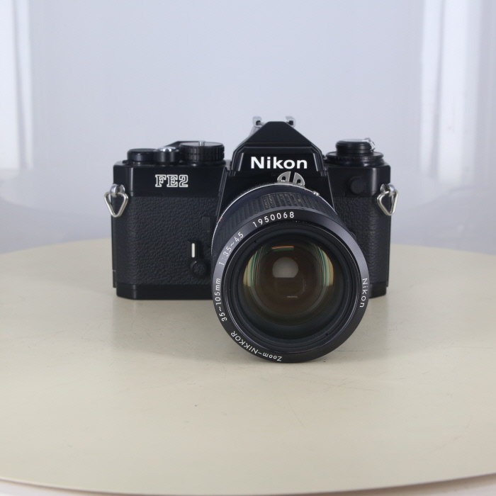 中古】(ニコン) Nikon FE2 ブラック + AI35-105/3.5-4.5S｜ナニワ