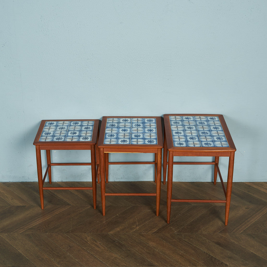 北欧ヴィンテージ タイルトップ ネストテーブル #72166 – camori