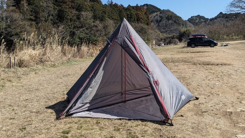 ライダーズワンポールテント専用グランドシート。設営を簡単にする超