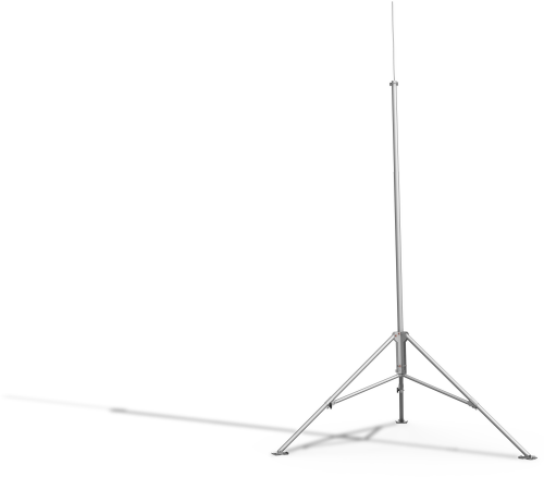 CM106: 7-to-10 ft Galvanized-Steel-Tubing Tripod