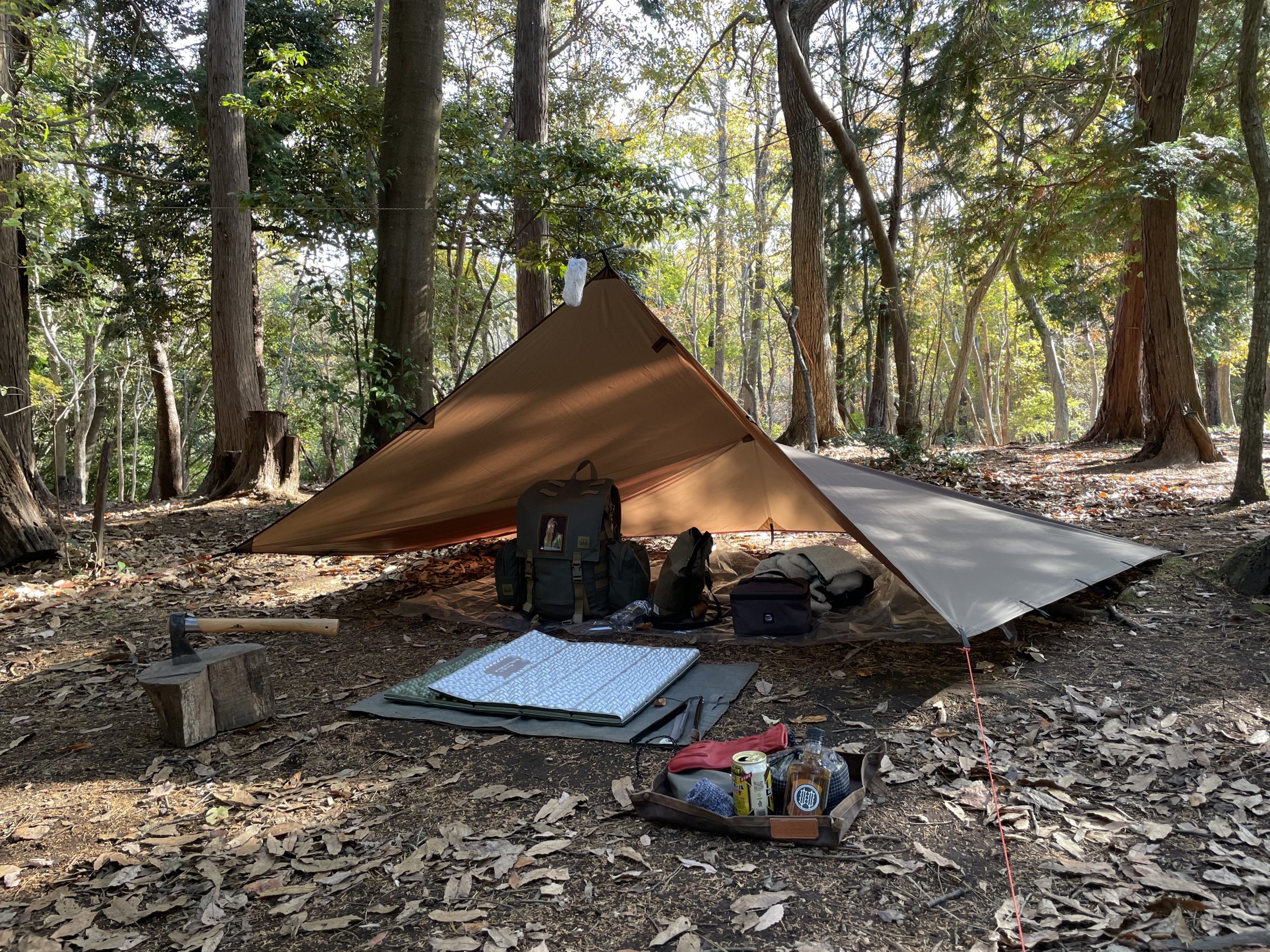 タープ泊で使いたい“Day Trip Tarp”の魅力とは！？ | minimalize gears