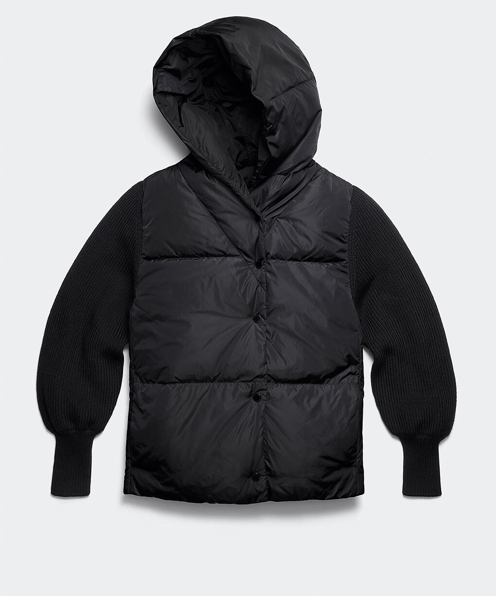 ハイブリッジ アストリア ニット フーディー(9202W)｜カナダグース